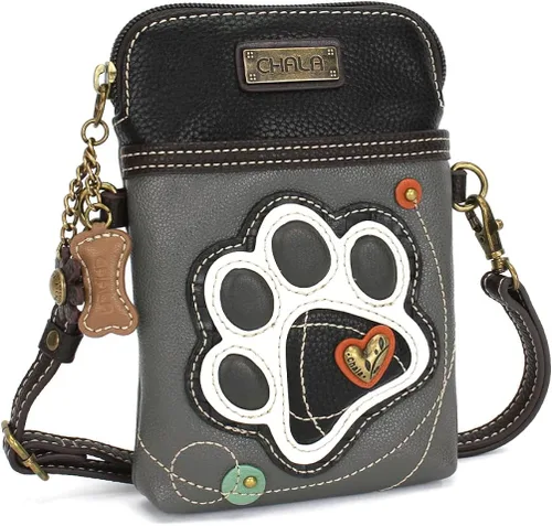 CHALA Bolso cruzado para teléfono celular, bolso de lona multicolor para mujer, con correa ajustable, Varios colores, Moderno