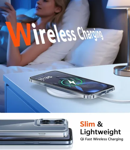 Miniatura 331 de FNTCASE Funda para iPhone 13 Pro-Max: Fundas magnéticas transparentes compatibles con Magsafe Slim anti amarillamiento protección contra caídas