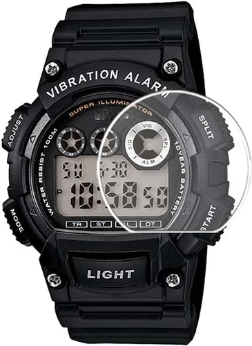 Paquete de 3 protectores de pantalla, compatibles con CASIO W735H-1AV W-735H Series TPU Guard para reloj inteligente inteligente (no protectores de