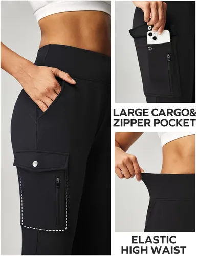 Miniatura 3 de Ewedoos Pantalones deportivos para mujer con bolsillos para mujer, pantalones de yoga suaves y transpirables para mujer
