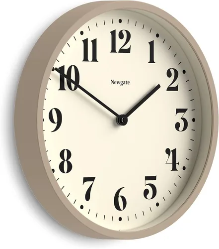 Miniatura 12 de Reloj de pared NEWGATE® Número Cuatro Teatro Reloj redondo moderno 30cm Negro Números decorativos Ideal para cocina, sala de estar u