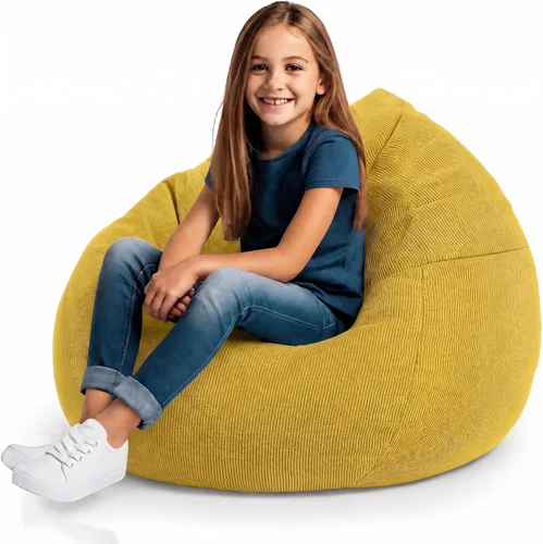 Miniatura 9 de Stuffed Animal Bean Bag Storage Chair Cover (No Filler) Soft Washable Stuffable Removable Premium Organizing Plush Toys Comfortable Organizer Keep