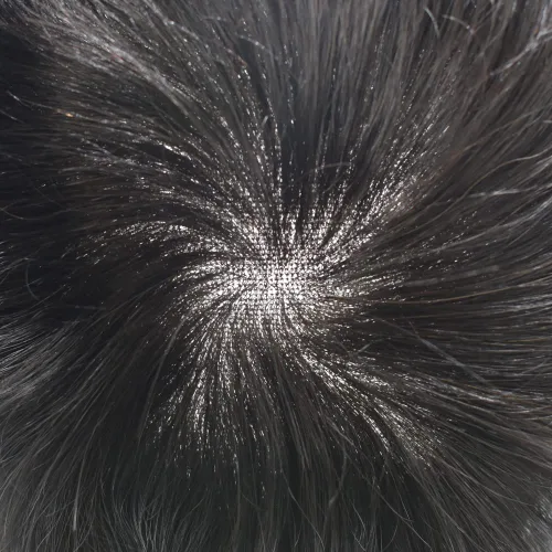 Miniatura 3 de Sistema de reemplazo de cabello de encaje para hombres, piezas de cabello, tupé para hombres, sistemas de cabello humano real, protesis capilar