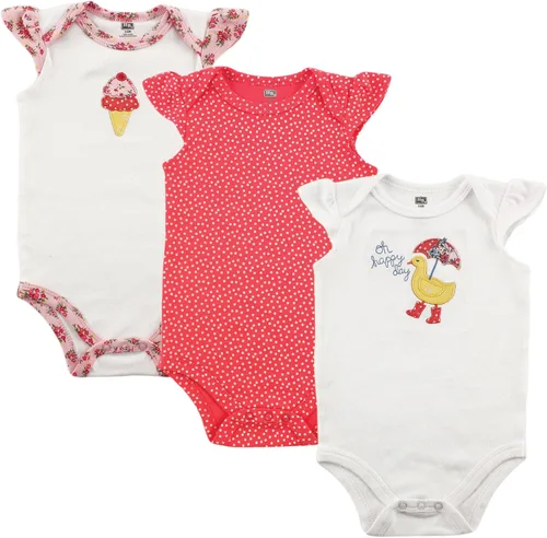 Miniatura 109 de Hudson Baby baby-girls Cotton Bodysuits 3-pack