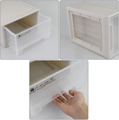 Miniatura 4 de Cajón de almacenamiento apilable de 17.8 cuartos de galón, 1 paquete