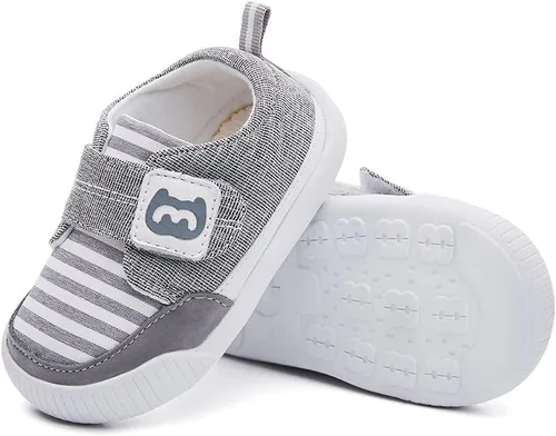 Miniatura 7 de BMCiTYBM Zapatos para bebé niño y niña, tenis antideslizantes suaves y ligeros, zapatos para caminar de primer paso, 6, 9, 12, 18, 24 meses