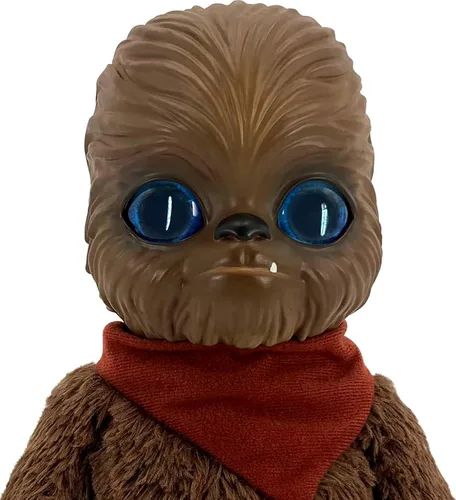 Miniatura 4 de Mattel Juguete de peluche de Star Wars Galactic Pals, juego de muñecas suaves de 11 pulgadas con portador y tarjeta de perfil de personalidad