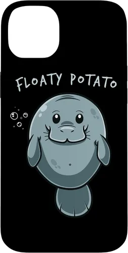 Miniatura 14 de iPhone 11 Floaty Potato Manatí Chubby Sirena Sea Vaca Animal Estuche de Regalo