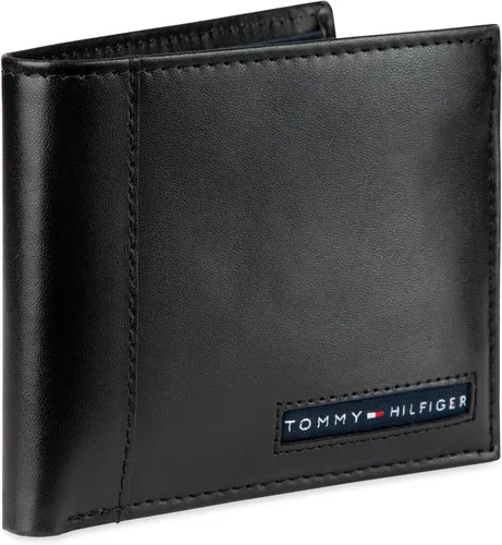 Miniatura 2 de Tommy Hilfiger Cartera de piel auténtica para hombre con ventana de identificación y múltiples ranuras para tarjetas