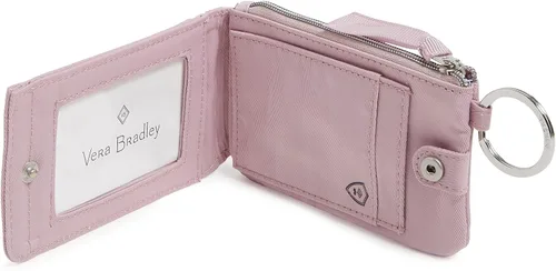 Miniatura 11 de Cartera de lujo de sarga con cremallera y protección RFID para mujer