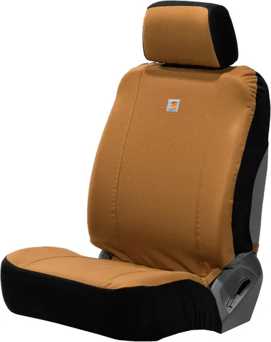 Miniatura 12 de Carhartt Funda de asiento de cubo ajustada universal de lona duck de nylon, protección duradera del asiento con Rain Defender, individual, negro