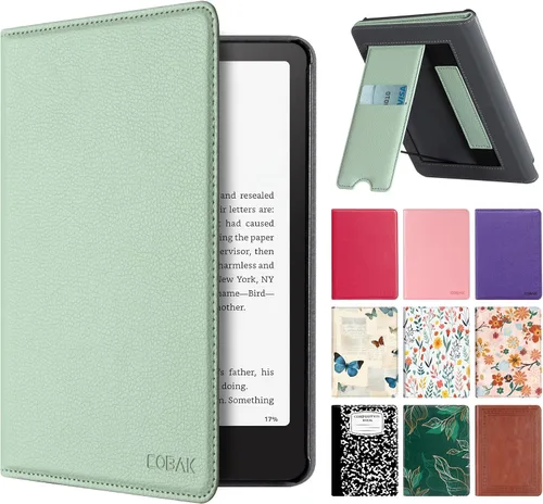 Miniatura 25 de CoBak Case with Stand for Kindle Paperwhite -with Auto Sleep Wake, Card Slot, Hand Strap Feature - Fits Kindle Paperwhite 11th Generation 6.8