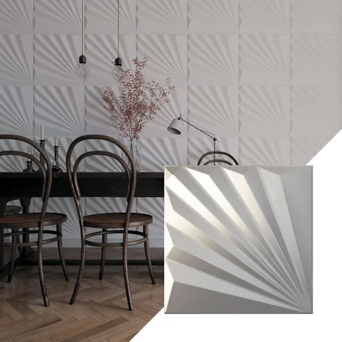 Miniatura 16 de Ekena Millwork WP20X20AAWH 19 5/8 pulgadas de ancho x 19 5/8 pulgadas de alto Aire EnduraWall Decorativo 3D Panel de Pared Cubre 2.67 pies cuadrados