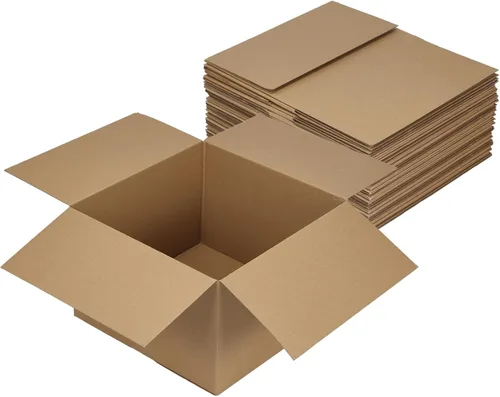 Miniatura 22 de Hoikwo Paquete de 40 cajas de envío de 4 x 4 x 2 para pequeñas empresas, cajas de cartón de embalaje negras, caja de embalaje de correo móvil