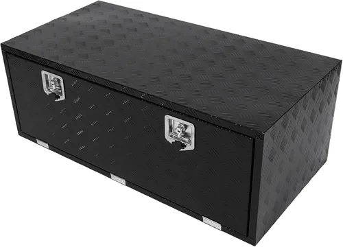 Miniatura 10 de Caja de herramientas de aluminio para camión de 30 pulgadas, caja de herramientas para camión, debajo de la cama, remolque, caja impermeable