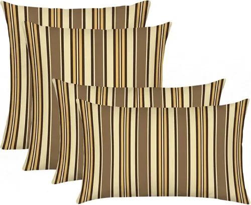 Miniatura 29 de RSH DECOR: Sunbrella Lumbar & Square Pillows Set of 4 20" x 12" & 17" x 17" Water & Fade-Resistant Fabric Outdoor Throw Pillows for Patio