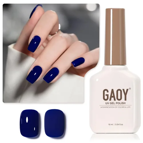 Miniatura 12 de GAOY - Esmalte de uñas de gel marrón, 16ml de esmalte de gel para quitar por remojo, curado con luz UV para arte de uñas, manicura DIY en casa, 2088