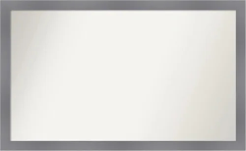 Miniatura 270 de Amanti Art Espejo personalizado, espejo de baño gris plomo a rayas, espejo de pared o espejo de tocador de baño sobre el fregadero