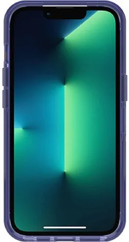 Miniatura 3 de OtterBox Symmetry Series + - Funda antimicrobiana transparente con MagSafe para iPhone 13 Pro, azul Azul/Claro
