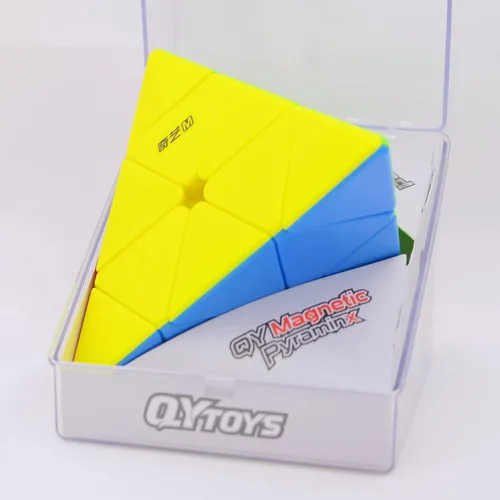 Miniatura 2 de Bukefuno QY Toys MS Series 3x3 pirámide de velocidad magnética, cubo sin pegatinas QY MS M Pyraminx Mofangge Speed Cube versión 2020
