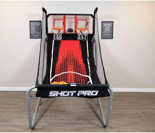 Miniatura 2 de Hathaway Shot Pro Deluxe - Juego de baloncesto electrónico, color negro