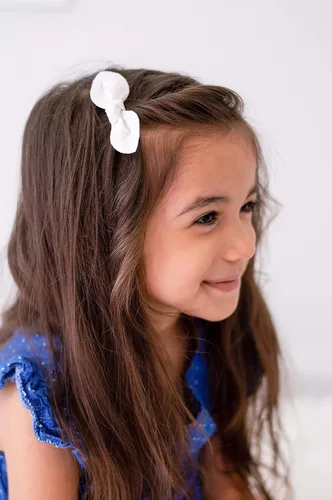 Miniatura 5 de Pinzas antideslizantes para el pelo de cocodrilo para niñas – Juego de 4 pinzas de pelo de conejo de piel sintética para niños pequeños y bebés