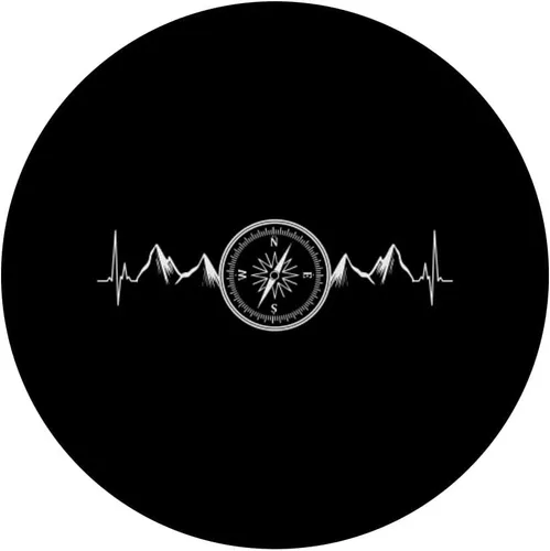 Miniatura 3 de Brújula Heartbeat Hiker Trek - PopSockets intercambiables para escalada de montaña