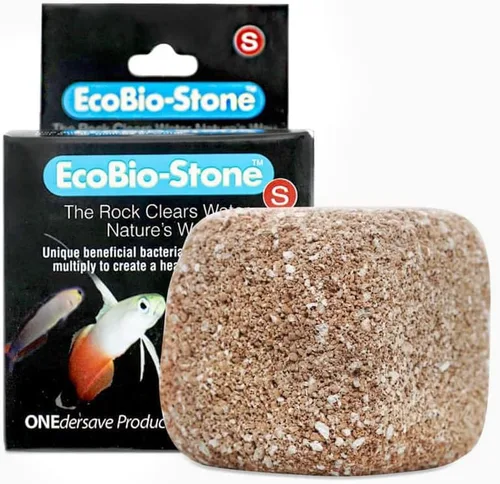 Miniatura 8 de EcoBio-Block Roca volcánica natural para claridad y equilibrio en el agua del acuario, alternativa de bajo mantenimiento a los aditivos semanales