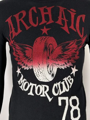 Miniatura 5 de Archaic by Affliction Camiseta térmica para hombre, color negro