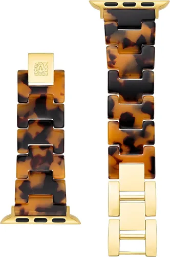 Miniatura 3 de Anne Klein Correa de moda de acetato para Apple Watch para mujer, ajustable, segura, reemplazo de correa para Apple Watch, se adapta a la mayoría