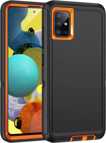 Miniatura 13 de Funda para Galaxy A51 5G, [sin protector de pantalla] a prueba de golpes, a prueba de caídas, a prueba de polvo, protección de 3 capas, resistente