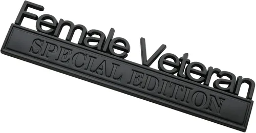 Miniatura 4 de Calcomanía 3D con emblema especial para mujer, edición veterana, emblema especial, diseño de soldado guerrero, edición especial, insignias