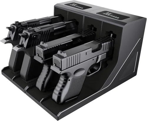 Soporte para pistolas, soporte de espuma protectora para pistola, soporte de revistero, organizador seguro para armas