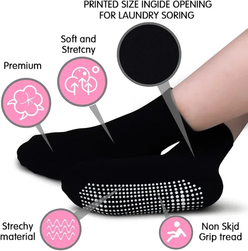 Miniatura 5 de Tphon Calcetines para niños pequeños con pinzas para niños y niñas, calcetines antideslizantes para niños, 15 pares de calcetines de media
