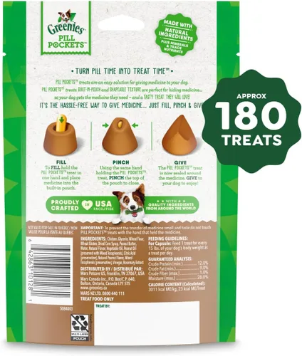 Miniatura 2 de Greenies Pill Pockets con dulces de mantequilla de maní real para perros