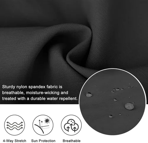 Miniatura 6 de Pantalones tipo cargo enrollables para mujer impermeables ligeros de secado rápido bonitos bolsillos
