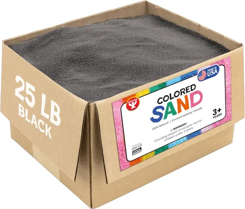 Miniatura 74 de Hygloss Arena de colores para manualidades – Botella de 1 libra, magenta – Juegos de arte de arena fina y colorida vibrante para niños – Actividades