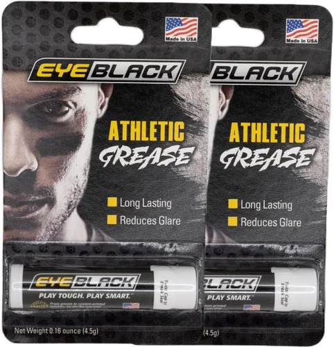 Miniatura 29 de EyeBlack BattlePaint - Grasa negra para debajo de los ojos de colores brillantes para atletas profesionales y súper fanáticos, béisbol, softbol