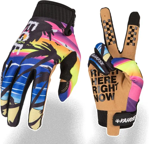 Miniatura 10 de Guantes de motocicleta con diseño esqueleto para hombres y mujeres, guante transpirable para ciclismo, guante todoterreno para ATV MTB Motocross