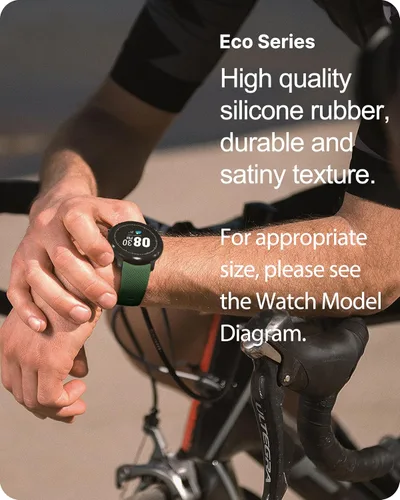 Miniatura 3 de Fullmosa 22mm 20mm 24mm Bandas de silicona para relojes sin huecos compatibles con Samsung Galaxy Watch 7 6 5 4 3, Galaxy Watch 46mm 42mm, Garmin