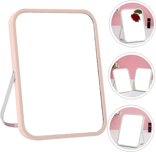 Miniatura 8 de FOMIYES 1pc espejo de vanidad luces plegable soporte para cosméticos caseros estilo simple color aleatorio