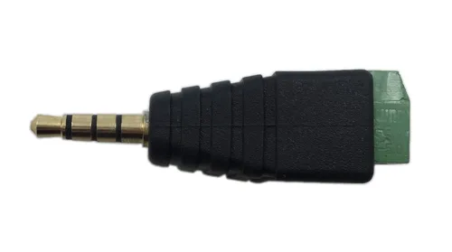 Miniatura 7 de Cerrxian 0.138 in 4 polos estéreo TRRS Audio Video macho a 4 terminales de tornillo hembra reemplazo de auriculares sin soldadura Balum convertidor