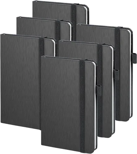 Miniatura 11 de ONAVIA Cuaderno de bolsillo A6, cuadernos pequeños de diario, 160 páginas de tapa dura mini bloc de notas para escribir, trabajo, escuela y toma
