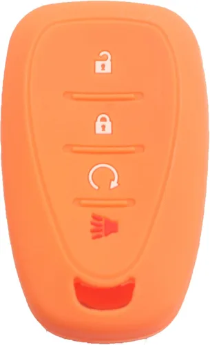 Miniatura 5 de 2 piezas 4 botones funda protectora de silicona para llave inteligente compatible con Chevy Chevrolet Blazer Bolt Equinox Traverse Trax Trailblazer