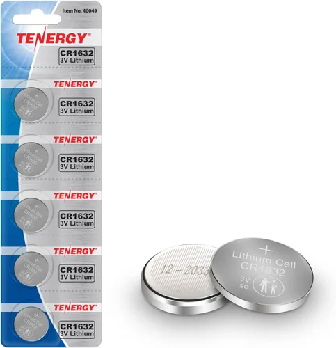Miniatura 8 de Tenergy CR1632 - Celda de botón de litio de 3 V, para relojes, llaveros, calculadoras, dispositivos médicos y más, 10 unidades (paquete de 2)