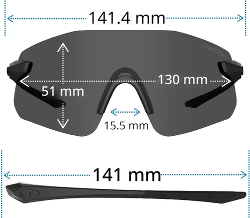 Miniatura 2 de Tifosi Vogel SL Sport Gafas de Sol Deportivas para Hombres y Mujeres - Ideales para Béisbol, Ciclismo, Cricket, Golf, Senderismo, Correr
