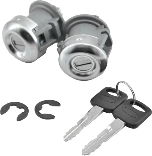 Miniatura 2 de Cilindro de cerradura de puerta con juego de llaves compatible con Ford F150 F250 F350 Super Duty 1997-2016 Reemplazo 7C3Z1521990A 7C3Z-1521990-A