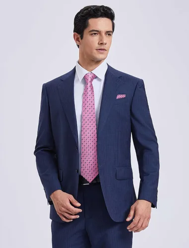 Miniatura 305 de HISDERN Conjunto de corbata a cuadros a cuadros pañuelo tejido clásico formal para hombre corbata y bolsillo cuadrado