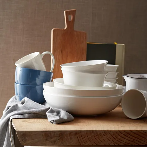Miniatura 7 de DOWAN Tazones de sopa, cuenco de ramen para fideos, cuencos grandes de cereales de 39 onzas para cocina, tazones decorativos de 7 pulgadas, aptos