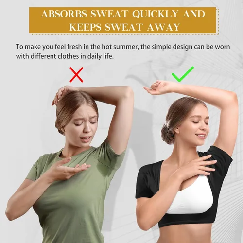 Miniatura 3 de Zhanmai - 3 piezas de almohadillas para el sudor de las axilas, para mujeres, a prueba de sudor para las axilas